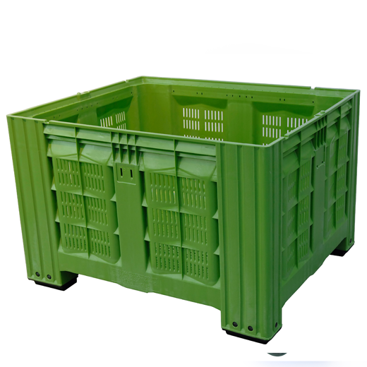 KST-Box CT/X, 1200x1000x780mm	mit Füssen, perforiert, grün