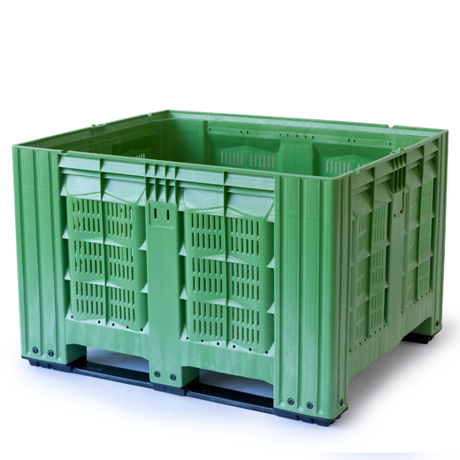 KST-Box CT/X, 1200x1000x780mm	mit 2 Traversen, perforiert, grün