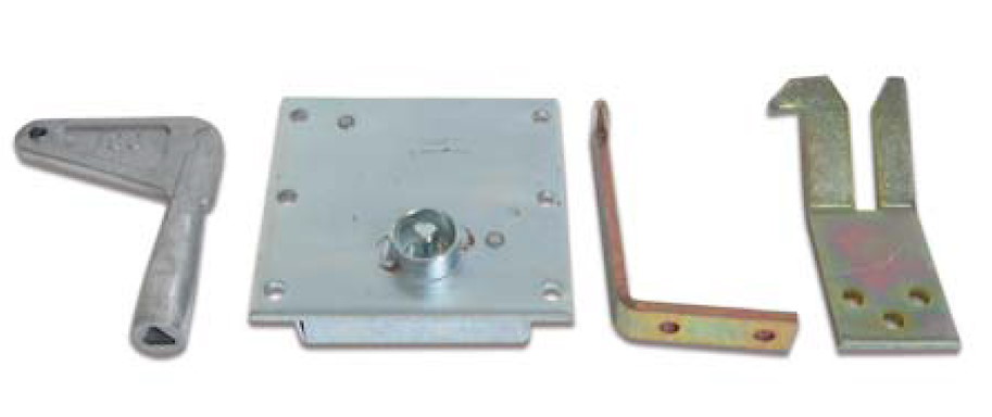 3-kant Schloss, inkl. 1 Schluessel