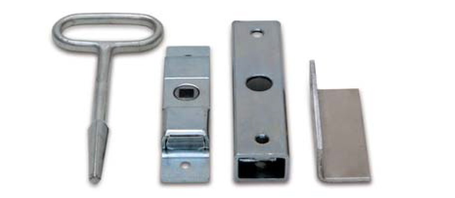 4-kant Schloss zu Stahlcontainer